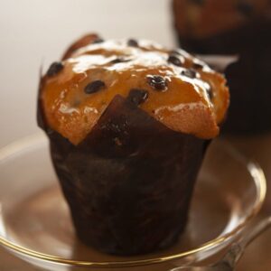 Muffin de pepitas de chocolate