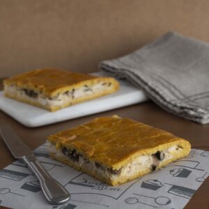 Empanada de pollo y setas