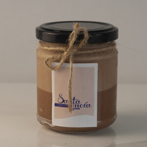 Tarro de dos chocolates sin azúcar