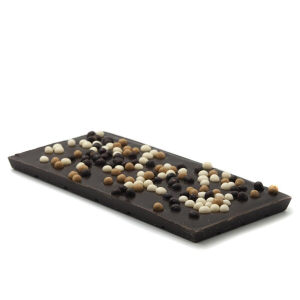 Tableta de chocolate con perlas crujientes